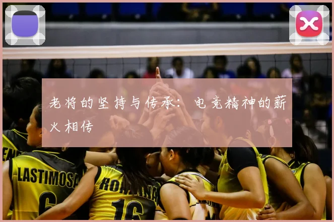 老将的坚持与传承：电竞精神的薪火相传