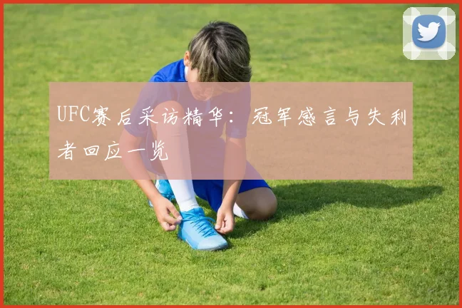 UFC赛后采访精华：冠军感言与失利者回应一览